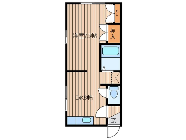 コーポ松井の物件間取画像